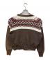 C.A.B.CLOTHING (キャブクロージング) 雪柄スウェットカーディガン ブラウン サイズ:Ｍ：6000円