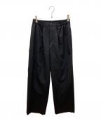 STUDIOUSステュディオス）の古着「NO SEASON WASHABLEWOOL SLACKS」｜ブラック