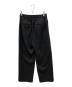STUDIOUS (ステュディオス) NO SEASON WASHABLEWOOL SLACKS ブラック サイズ:1：6000円