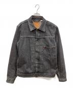 LEVI'S PReMIUMリーバイス プレミアム）の古着「TYPEⅠトラッカージャケット　ブラックデニムジャケット」｜ブラック