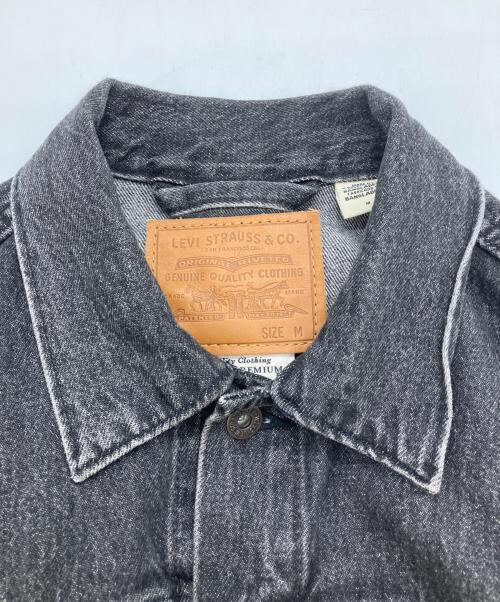 LEVI'S PReMIUM（リーバイス プレミアム）LEVI'S PReMIUM (リーバイス プレミアム) TYPEⅠトラッカージャケット　ブラックデニムジャケット ブラック サイズ:Mの古着・服飾アイテム