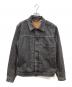 LEVI'S PReMIUM（リーバイス プレミアム）の古着「TYPEⅠトラッカージャケット　ブラックデニムジャケット」｜ブラック
