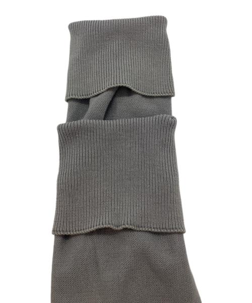 Maison Margiela（メゾンマルジェラ）Maison Margiela (メゾンマルジェラ) バイカラーニットカーディガン ネイビー×グレー サイズ:Mの古着・服飾アイテム