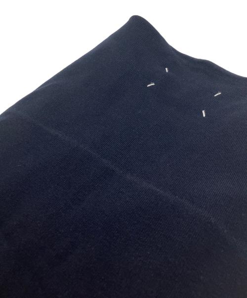 Maison Margiela（メゾンマルジェラ）Maison Margiela (メゾンマルジェラ) バイカラーニットカーディガン ネイビー×グレー サイズ:Mの古着・服飾アイテム