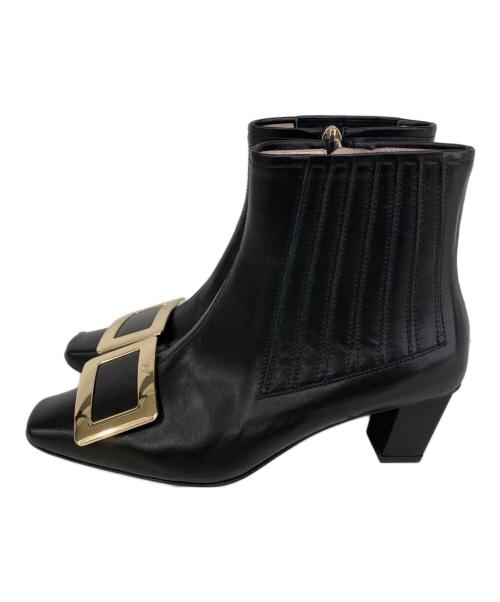Roger Vivier（ロジェ ヴィヴィエ）Roger Vivier (ロジェ ヴィヴィエ) ベル ヴィヴィエ チェルシーブーツ ブラック サイズ:36の古着・服飾アイテム