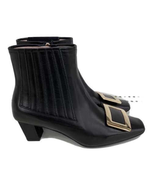 Roger Vivier（ロジェ ヴィヴィエ）Roger Vivier (ロジェ ヴィヴィエ) ベル ヴィヴィエ チェルシーブーツ ブラック サイズ:36の古着・服飾アイテム