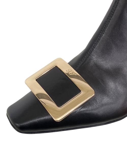 Roger Vivier（ロジェ ヴィヴィエ）Roger Vivier (ロジェ ヴィヴィエ) ベル ヴィヴィエ チェルシーブーツ ブラック サイズ:36の古着・服飾アイテム