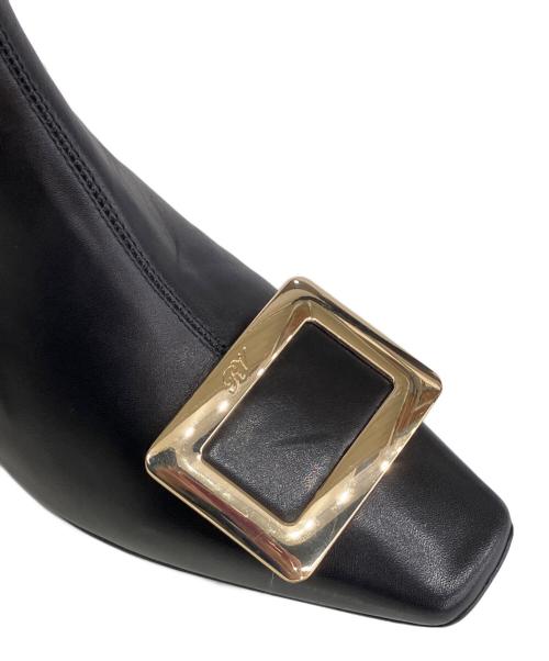 Roger Vivier（ロジェ ヴィヴィエ）Roger Vivier (ロジェ ヴィヴィエ) ベル ヴィヴィエ チェルシーブーツ ブラック サイズ:36の古着・服飾アイテム