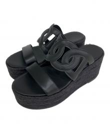 HERMES（エルメス）の古着「エスパドリーユ イテア 30」｜ブラック