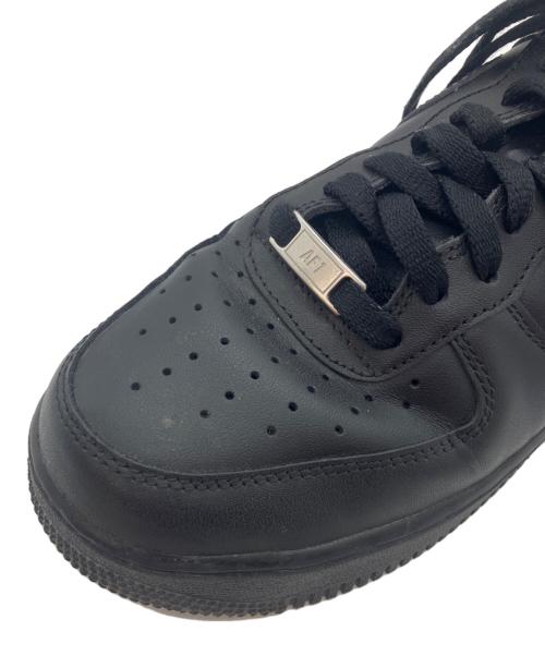 NIKE（ナイキ）NIKE (ナイキ) AIR FORCE 1 '07 ローカットスニーカー ブラック サイズ:27cmの古着・服飾アイテム