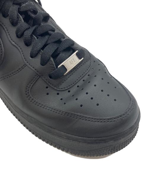 NIKE（ナイキ）NIKE (ナイキ) AIR FORCE 1 '07 ローカットスニーカー ブラック サイズ:27cmの古着・服飾アイテム