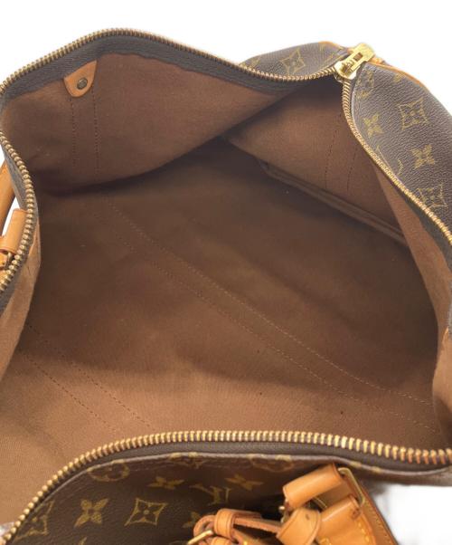 LOUIS VUITTON（ルイ ヴィトン）LOUIS VUITTON (ルイ ヴィトン) キーポル･バンドリエール 50　モノグラム　ボストンバッグ ブラウンの古着・服飾アイテム