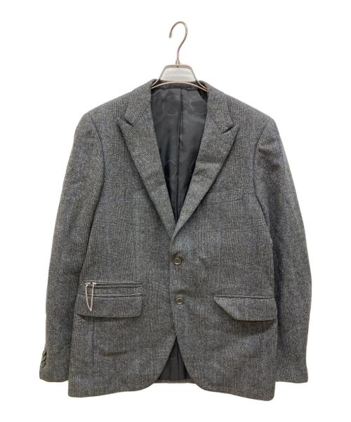 SOPHNET.（ソフネット）SOPHNET. (ソフネット) BASSETT WALKER (バセットウォーカー) テーラードジャケット グレー サイズ:Lの古着・服飾アイテム