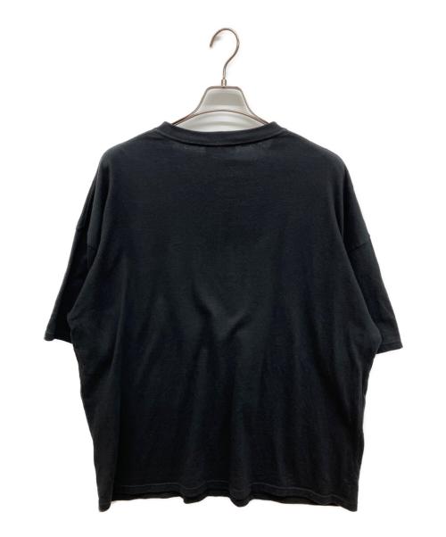 SOFTHYPHEN（ソフトハイフン）SOFTHYPHEN (ソフトハイフン) ORGANIC & RECYCLED COTTON BIG T（オーガニック・リサイクルコットン・ビッグティー） ブラック サイズ:４の古着・服飾アイテム