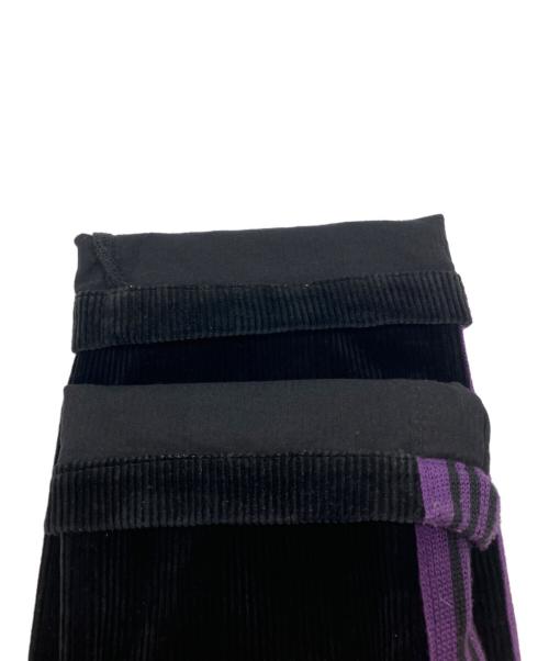Needles（ニードルズ）Needles (ニードルズ) Narrow Track Pants/トラックパンツ ブラック×パープル サイズ:XSの古着・服飾アイテム
