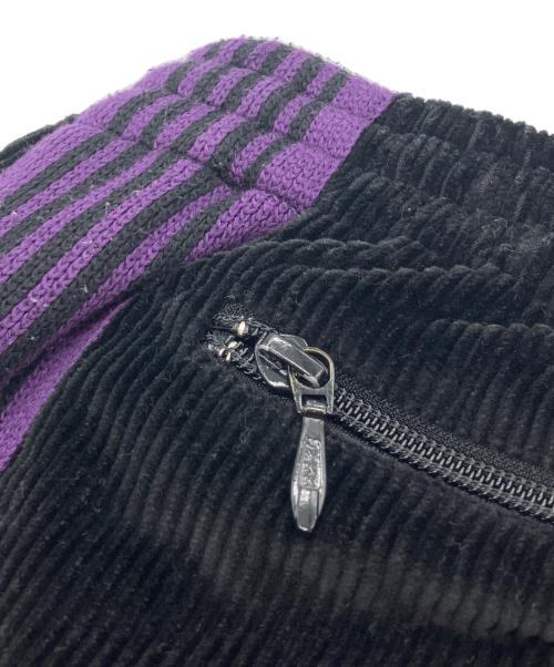 Needles（ニードルズ）Needles (ニードルズ) Narrow Track Pants/トラックパンツ ブラック×パープル サイズ:XSの古着・服飾アイテム