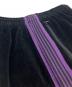 中古・古着 Needles (ニードルズ) Narrow Track Pants/トラックパンツ ブラック×パープル サイズ:XS：9000円