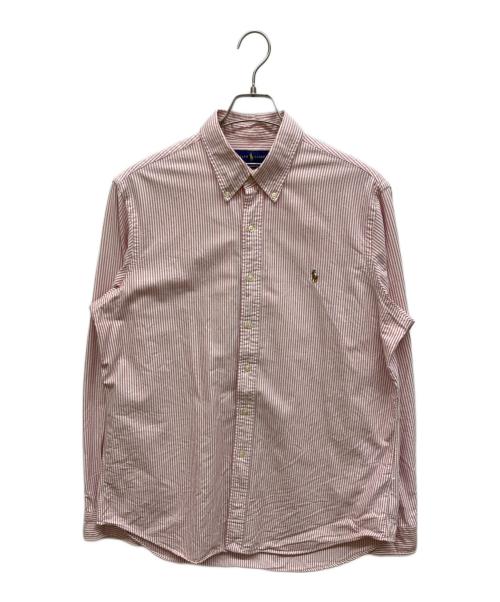 RALPH LAUREN（ラルフローレン）RALPH LAUREN (ラルフローレン) ストライプシャツ レッド サイズ:Lの古着・服飾アイテム
