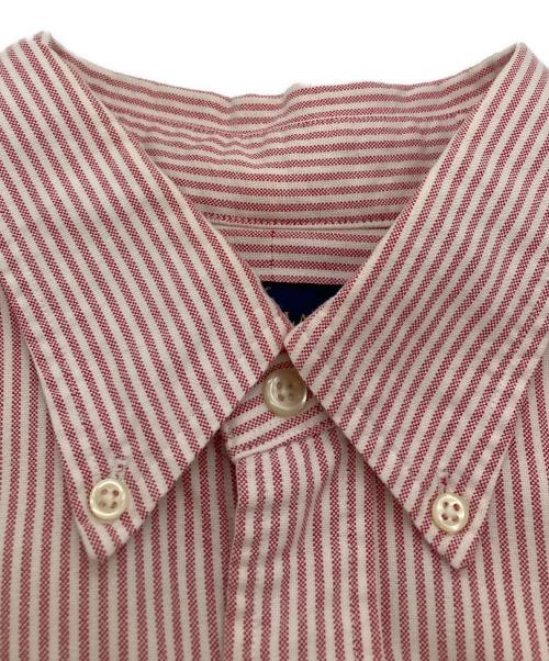 RALPH LAUREN（ラルフローレン）RALPH LAUREN (ラルフローレン) ストライプシャツ レッド サイズ:Lの古着・服飾アイテム