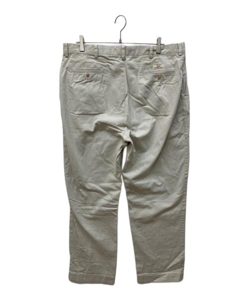 POLO RALPH LAUREN（ポロ・ラルフローレン）POLO RALPH LAUREN (ポロ・ラルフローレン) クラシックワイドチノパン ベージュ サイズ:38の古着・服飾アイテム