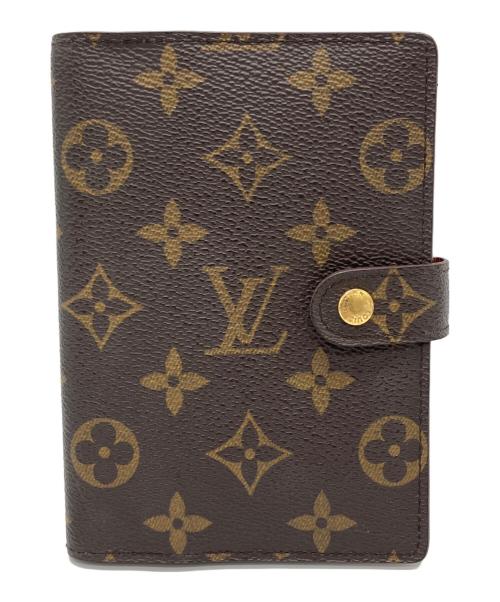 LOUIS VUITTON（ルイ ヴィトン）LOUIS VUITTON (ルイ ヴィトン) アジェンダPM　手帳カバー ブラウンの古着・服飾アイテム