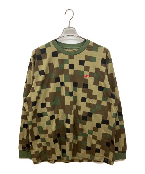 SUPREME（シュプリーム）Supreme (シュプリーム) Small Box Logo L S Tee Digi Camo カーキ サイズ:XLの古着・服飾アイテム