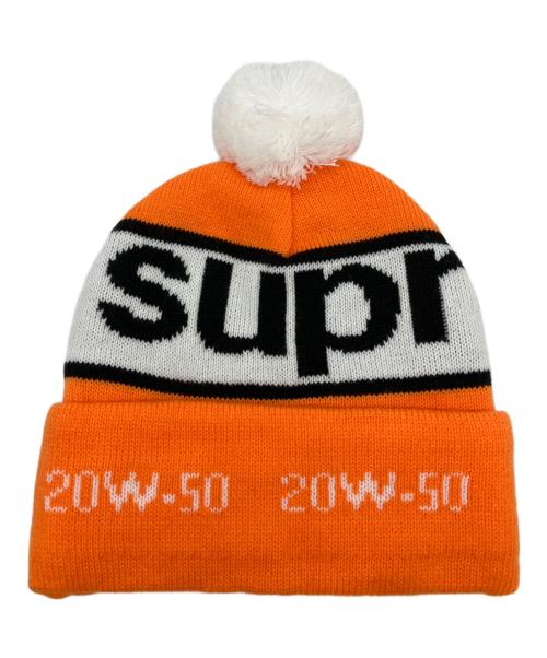 SUPREME（シュプリーム）Supreme (シュプリーム) ニット帽 オレンジの古着・服飾アイテム