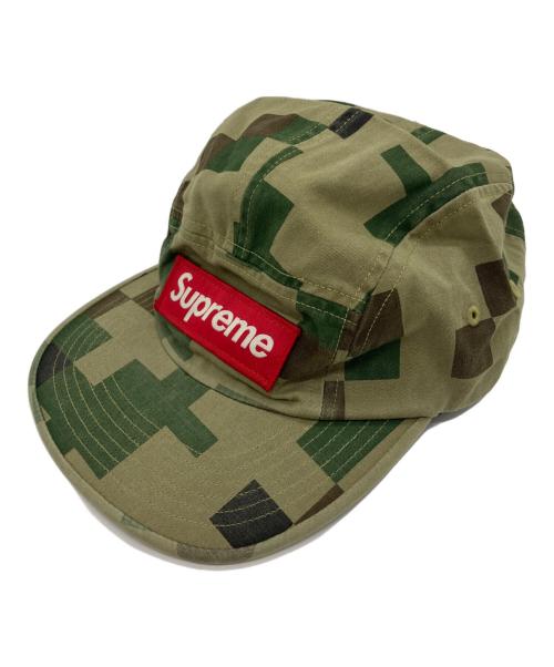 SUPREME（シュプリーム）Supreme (シュプリーム) Military Camp Cap カーキの古着・服飾アイテム