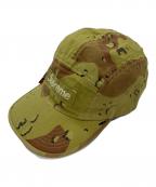 SUPREMEシュプリーム）の古着「Overdyed Camo Camp Cap」｜カーキ