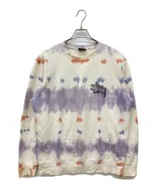 stussy（ステューシー）の古着「タイダイ柄 クルーネックスウェット」｜ホワイト