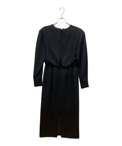 CLANE（クラネ）CLANE (クラネ) DEEP V NECK ONEPIECE ブラックの古着・服飾アイテム