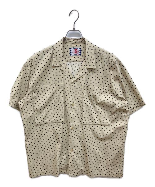 son of the cheese（（サノバチーズ））SON OF THE CHEESE (（サノバチーズ）) 半袖シャツ ベージュ サイズ:Lの古着・服飾アイテム
