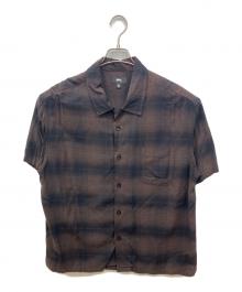 stussy（ステューシー）の古着「Boxy Shadow Plaid Shirt」｜ブラウン