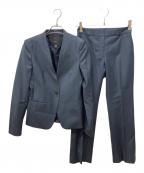 icBアイシービー）の古着「ノーカラーセットアップ」｜ネイビー