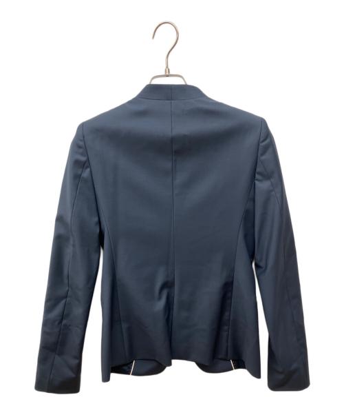 icB（アイシービー）icB (アイシービー) ノーカラーセットアップ ネイビー サイズ:00の古着・服飾アイテム