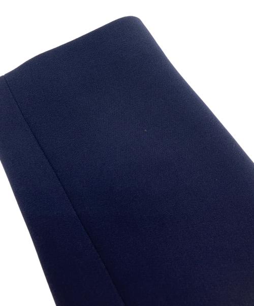 theory（セオリー）theory (セオリー) Admiral Crepe Lindrayia Bノーカラージャケット ネイビー サイズ:00の古着・服飾アイテム