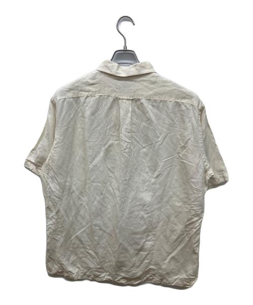 POLO RALPH LAUREN（ポロ・ラルフローレン）POLO RALPH LAUREN (ポロ・ラルフローレン) CALDWELLシルク混リネンシャツ ホワイト サイズ:Lの古着・服飾アイテム