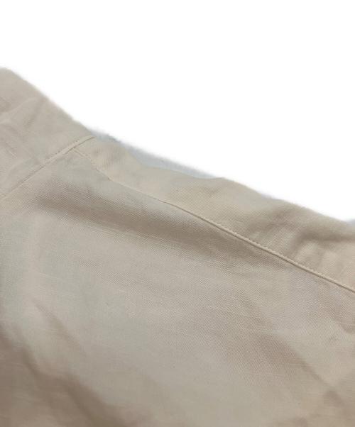 POLO RALPH LAUREN（ポロ・ラルフローレン）POLO RALPH LAUREN (ポロ・ラルフローレン) CALDWELLシルク混リネンシャツ ホワイト サイズ:Lの古着・服飾アイテム