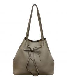 FURLA（フルラ）の古着「巾着型ショルダーバッグ」｜グレー