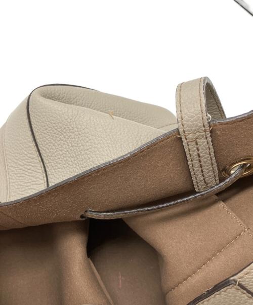 FURLA（フルラ）FURLA (フルラ) 巾着型ショルダーバッグ グレーの古着・服飾アイテム
