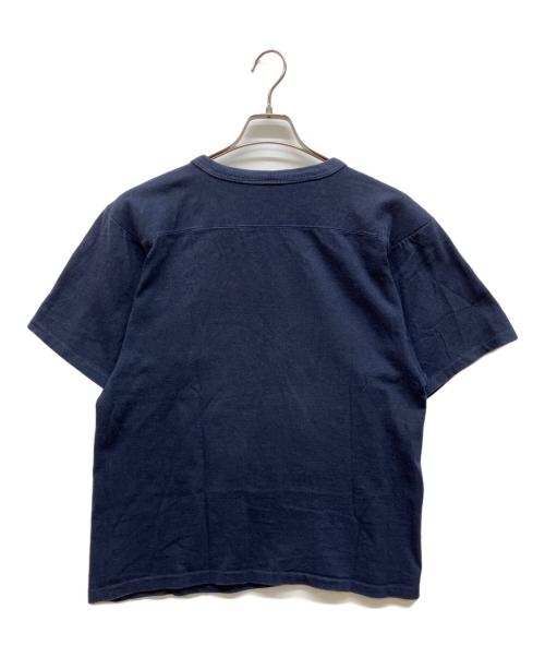 Champion（チャンピオン）Champion (チャンピオン) フットボールTシャツ ネイビー サイズ:Mの古着・服飾アイテム