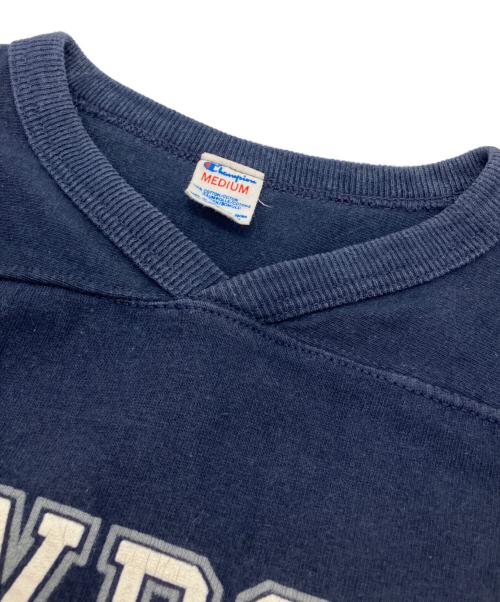 Champion（チャンピオン）Champion (チャンピオン) フットボールTシャツ ネイビー サイズ:Mの古着・服飾アイテム