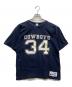 Champion（チャンピオン）の古着「フットボールTシャツ」｜ネイビー