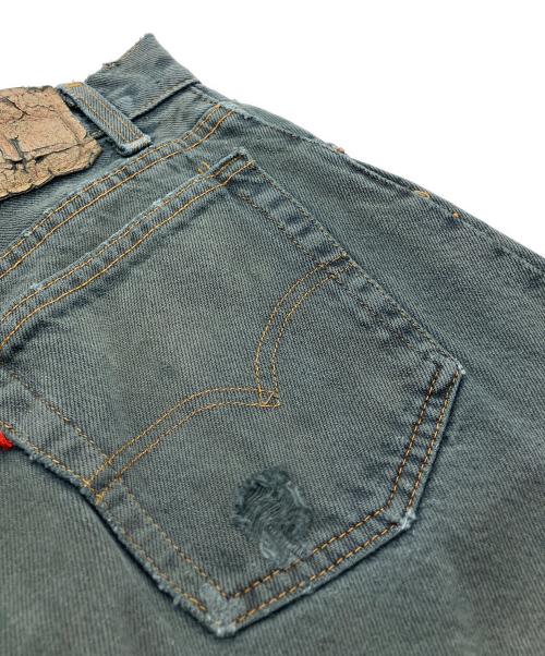 LEVI'S（リーバイス）LEVI'S (リーバイス) 後染めデニムパンツ ブラック サイズ:不明の古着・服飾アイテム