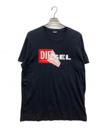 DIESEL（ディーゼル）の古着「ロゴプリントTシャツ」｜ブラック