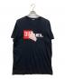 DIESEL（ディーゼル）の古着「ロゴプリントTシャツ」｜ブラック