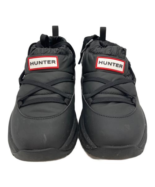 HUNTER（ハンター）HUNTER (ハンター) グリップパフレーススリッポン ブラック サイズ:UK4の古着・服飾アイテム