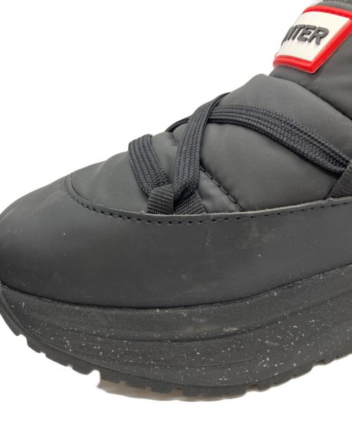 HUNTER（ハンター）HUNTER (ハンター) グリップパフレーススリッポン ブラック サイズ:UK4の古着・服飾アイテム