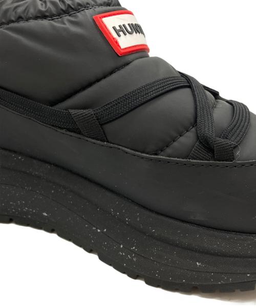 HUNTER（ハンター）HUNTER (ハンター) グリップパフレーススリッポン ブラック サイズ:UK4の古着・服飾アイテム