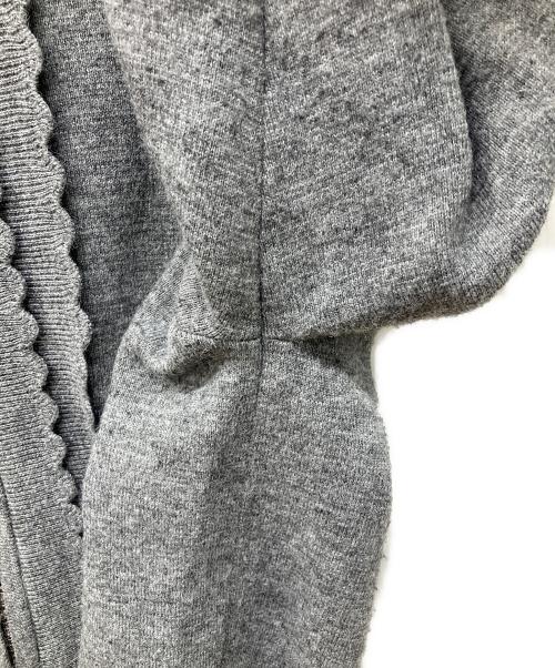 Bibiy.（ビビィ）Bibiy. (ビビィ) SUSIE SHIRT KNIT GRAY シャツニット グレー サイズ:Freeの古着・服飾アイテム